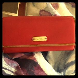 Red Nautica wallet.
